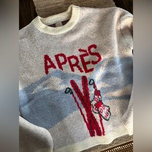 Target Women's Après Ski Sweater - Red, Blue, Cream